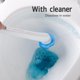 thumbnail image 4 of Disposable Toilet Cleaner Brush Bathroom Disposable Toilet Brush 3 Layers 16pcs Sponge Head for Household, 4 of 8