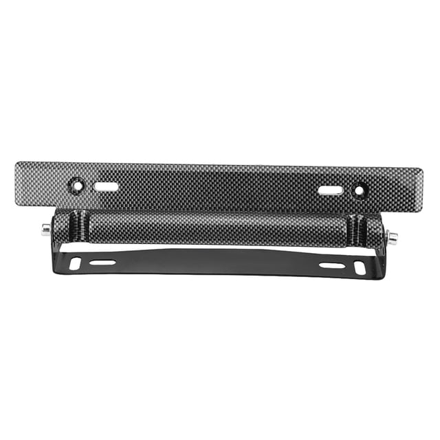 Cadre de Plaque d'Immatriculation, Support de Plaque d'Immatriculation Étanche Protection UV Réglable Longue Durabilité Inaltérable pour Auto