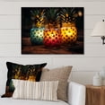 thumbnail image 1 of Designart "Island Oasis Cocktails Vibrant Delight" Cocktails Metal Wall Art, Orange Metal Wall Decor, Traditional Metal Art Decor For Living Room - 20x12 Inch, 1 of 6