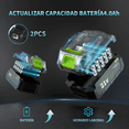 thumbnail image 2 of 125mm Kit Esmeril Angular Inalámbrica Mini Pulido 10000rpm Malubero Verde, Negro, 2 of 5