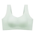 thumbnail image 1 of Seamless Full Coverage T Shirt Bra with Wireless Comfort and Side Support for Everyday Wear in Soft Colorless Design, 1 of 2