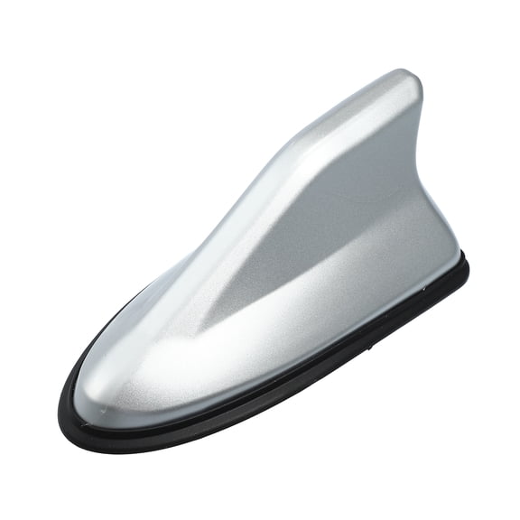 Unique Bargains Self Adhesive Shark Fin Shape Car Roof Aerial Silver Tone