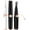 Black+White, variant on Riki Heated Eyelash Curler, Curved Heated Eyelash Curler USB Cable Rechargeable Cutting-Edge Tool, 2 in 1 Clip- Type Lash Curler with Three Adjustable Temperature Anti-Burn 24H Lasting (Black)