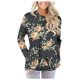 thumbnail image 1 of ICHUANYI Clearance Ladies O- Neck Long Sleeve Pockets Decorative Floral Print Casual T-Shirt Top ICHUANYI "ICHUANYI", 1 of 5