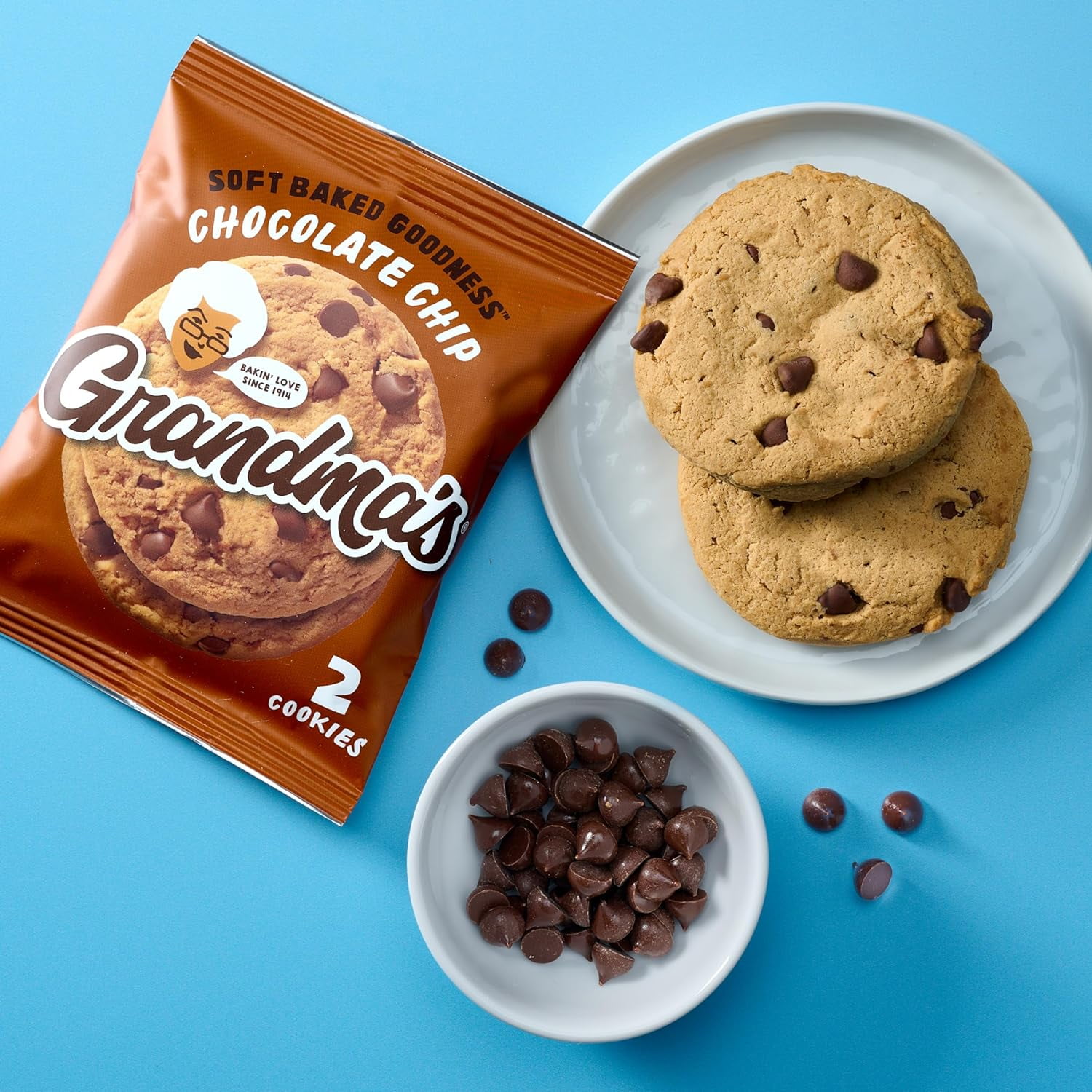 速くおよび自由な Grandma's Cookies, Cookies oz 2.875 Cookie, Chip Chocolate メガネ・老眼鏡