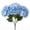 Light Blue, variant on FeiFu Artificial Hydrangea Flower Faux Floral Arrangement for Outdoor Indoor Home Decor Realistic Purple Pink Fake Substitute Ramo de Hortensias Artificial