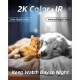 thumbnail image 3 of Cámara para mascotas Blurams A31S 2K 360° PTZ Visión nocturna en color, 3 of 6