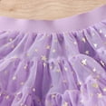 thumbnail image 6 of Byoo Toddler Girls' Star Print Tutu Dress Sleeveless Ruffled Tulle Graphic Party Dress Relaxed Fit Dressed for Kids, 6 of 7