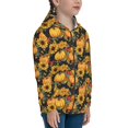 thumbnail image 5 of Kdxio Pumpkins And Sunflowers3 Pattern Kids Boys Girls Zip Up Hoodie 3D Printed Hooded Sweatshirt Hoody Coat with Pocket 7-12 Y-Medium, 5 of 6