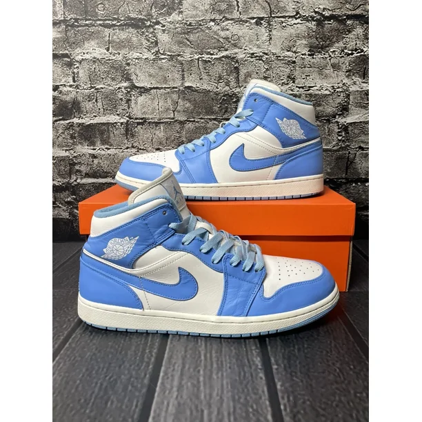 Jo r-dan 1 Mid UNC 2013 US Mens Size 11.5 N I-K-E North Carolina AJ1 Baby Blue