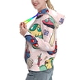 thumbnail image 2 of Haiem Mushroom for Women's Fashion Hoodies & Sweatshirts with Kangaroo Pocket,Hooded Sweatshirt with Eye-catching Drawstrings-Small, 2 of 7