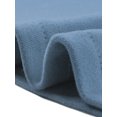 thumbnail image 6 of INSPIRE CHIC Women's Mock Neck Elbow Sleeve Stretchy Slim Fit Casual T-Shirt Gray Blue2 L, 6 of 7