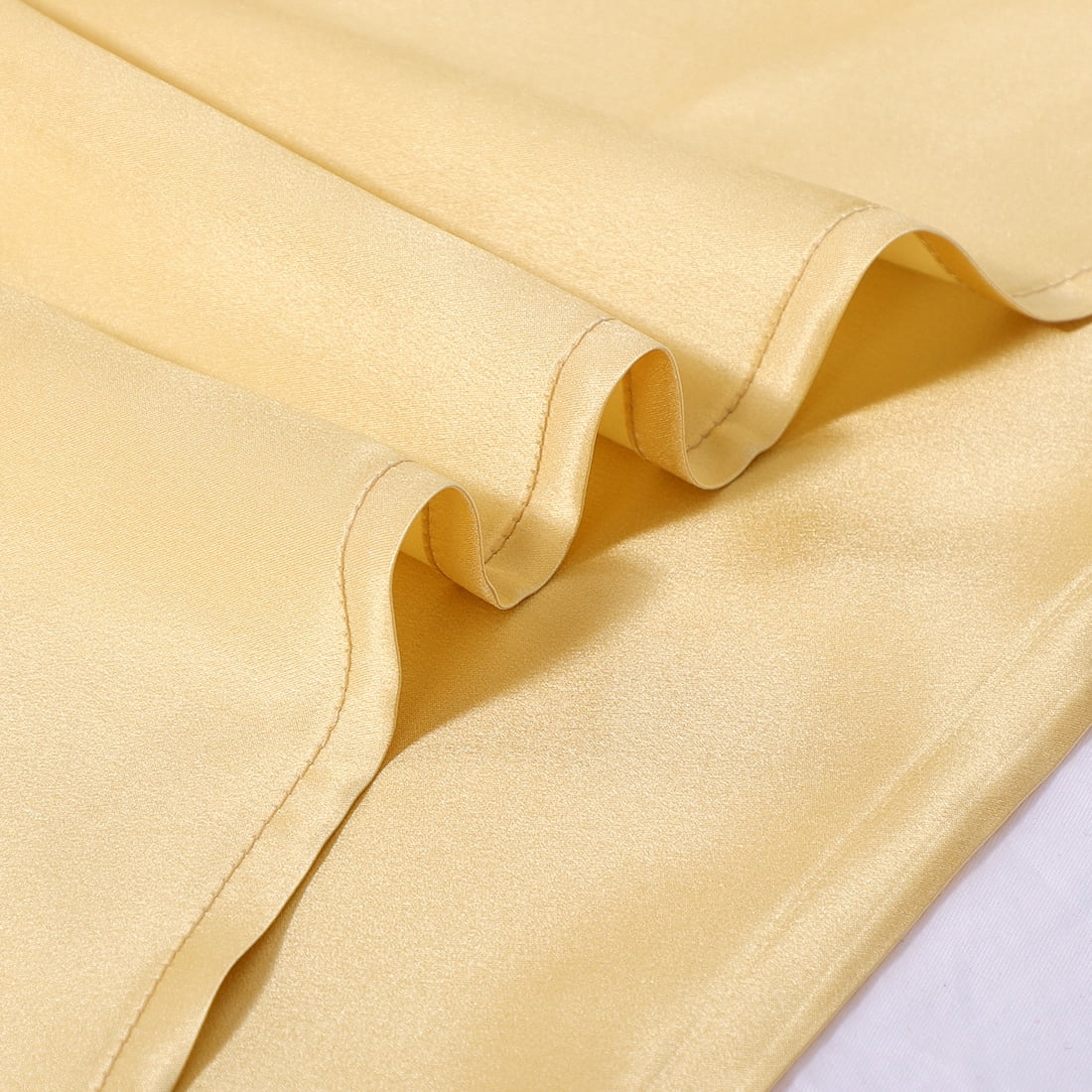 PiccoCasa 550 Thread Count Silk Pillowcase, Champagne King(20"x36")