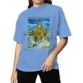 thumbnail image 2 of Vincent van Gogh Cypress Landscape Women's T-shirt, 2 of 3