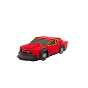 TIV2 Red Giant Beast Tornado Intercept Vehicle Model, Deployable Action Parts, Movable Wheels, Storm Research Truck Collectible Display Model