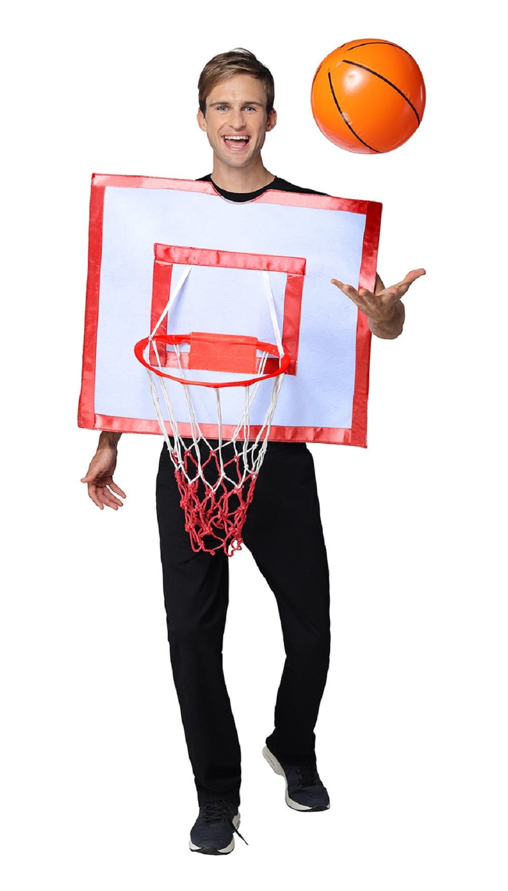 Basketball Backboard Costume with Inflatable Ball Indoor Sport Fancy ...