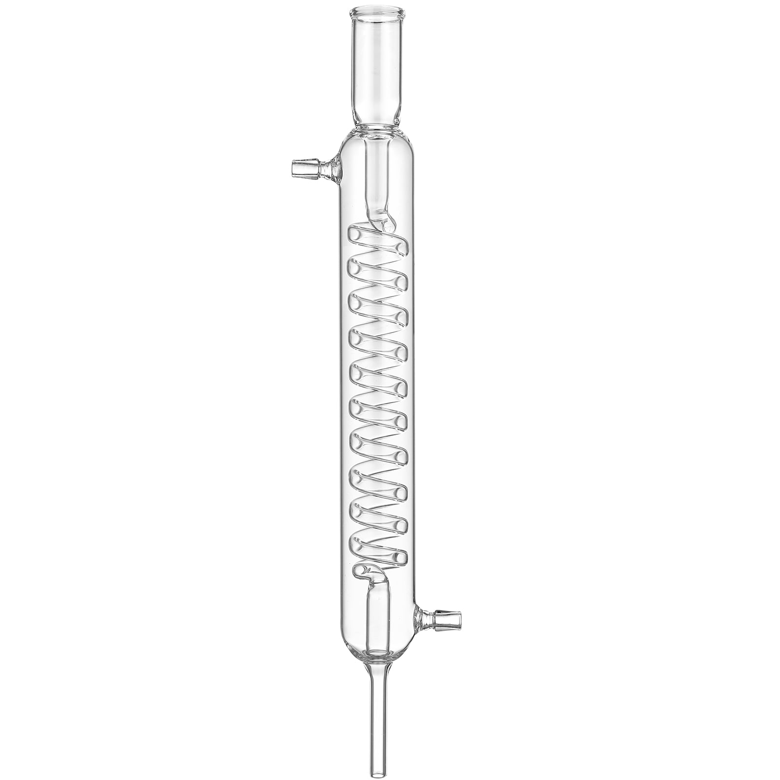 HOMEMAXS Glass Condenser Extraction Apparatus Distillation Condenser Pipe Laboratory Tool