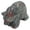 Bloodstone, variant on Rupoun Hand Carved Gemstone Crystal Bear Figurine 1.5 inches / 3.81 cm Animal Statue for Office Decor and Home Collection
