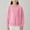 Z02#Pink, variant on SERTG Big Kids Lined Sweater Long Sleeve Mock Neck Fall Winter Solid Color Knit Layer Top for Boys and Girls 3-14 Years(Black,9-10 Years)