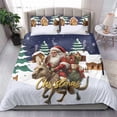 thumbnail image 3 of Kangaroo Australia Christmas Bedding Set Xmas Pattern LT01, 3 of 7
