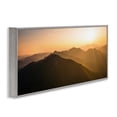 thumbnail image 2 of Stupell Industries Coastal Sunrise Over The Adirondacks Gray Framed Giclee Art, 30 x 13, by Jonathan Zaharek, 2 of 8