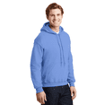 thumbnail image 4 of Gildan Men's Hooded Sweatshirt Carolina Blue with Pocket, Size-L - Fleece Cozy Heavy Blend 50/50 Cotton/Polyester | Casual Hoodie, 8 oz, 4 of 6