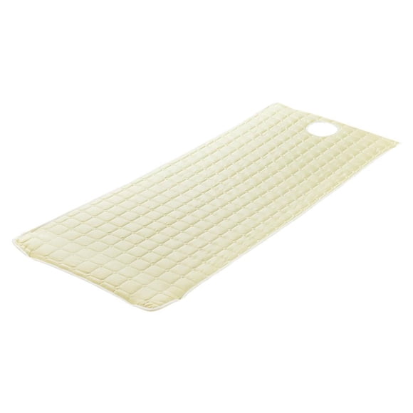Baohd Non- for slip Massage Table Sheet Cover with Elastic Band 190x80cm White Beige 190 x 80cm