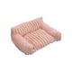 thumbnail image 2 of Cama para perros y gatos con forro de piel de conejo | Cojín suave y acogedor para sofá para mascotas para todo tipo de clima | Calidez invernal | Material transpirable | 50 x 30 x 20 cm | Gris,, 2 of 6