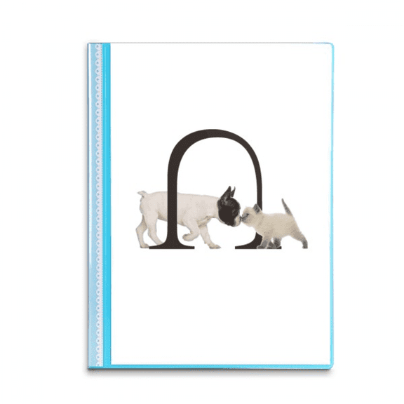 Cats Dogs Kiss Love Pets Art Deco  Fashion Book Sheet Protectors Portfolio Binder Folder
