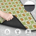 thumbnail image 5 of Uemuo Car Floor Mats - Daisies Flowers Pattern Carpet Floor Mats for Cars, Auto Accessories Front & Rear Car Floor Foot Mat Sets of 4 Pieces, 5 of 6