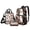 Soccers, variant on ZUXONGSY Tractor Print 3 Piece Clear Backpack Set, See Through Bookbag for Kids with Mesh Side Pockets, Lunch Box & Pencil Pouch