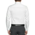 thumbnail image 2 of Liwarace Mens Dress Shirts Long Sleeve Button Down Causal Shirt Solid Slim Fit,White,L, 2 of 13