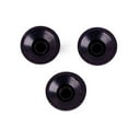 thumbnail image 5 of 3 Pieces Black Guitar Low Top Hat Buttons Speed Control Buttons Volume Control Amp Button 6mm Tree Pot Button, 5 of 6