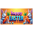 thumbnail image 3 of Adorable Bunny Themed Easter Banner Backdrop Background Party Decorations for Easter Celebrations Family Gatherings Photo Shoots Spring Events Holiday Parties, 3 of 4