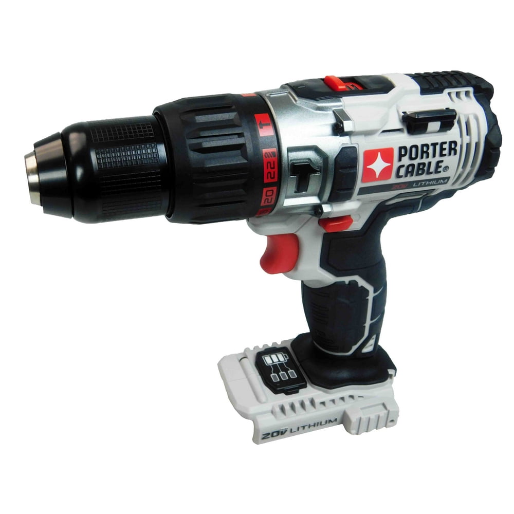 PorterCable PCC620 Hammer Drill 20V MAX Lithium Compact Drill Bare