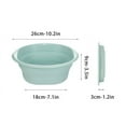 thumbnail image 3 of Kayannuo Christmas Foldable Washbasin Student Washbasin Portable Travel Plastic Compression Basin Folding Water Basin Household, 3 of 9