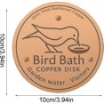 thumbnail image 4 of Copper Disc For Bird Bath With Support System And Cleaning Insert Fits Most Bird Baths, 4 of 5