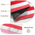 thumbnail image 6 of Round Rugs 3Ft, Red Pink Striped Round Area Rug Washable Indoor Throw Carpet, Farmhouse Stripes Simple Art Small Non Slip Circle Rug for Bedroom Living Room Home Decor Aesthetic, 6 of 8