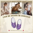 thumbnail image 7 of Lsque Skull Rainbow Mushroom Pattern Womens Comfort Cotton on Scuff With Memory Foam and Anti-skid Sole Slipper-42/43, 7 of 7