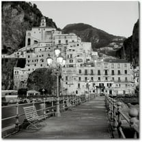 Trademark Fine Art "Amalfi Pier I" Canvas Art by Alan Blaustein
