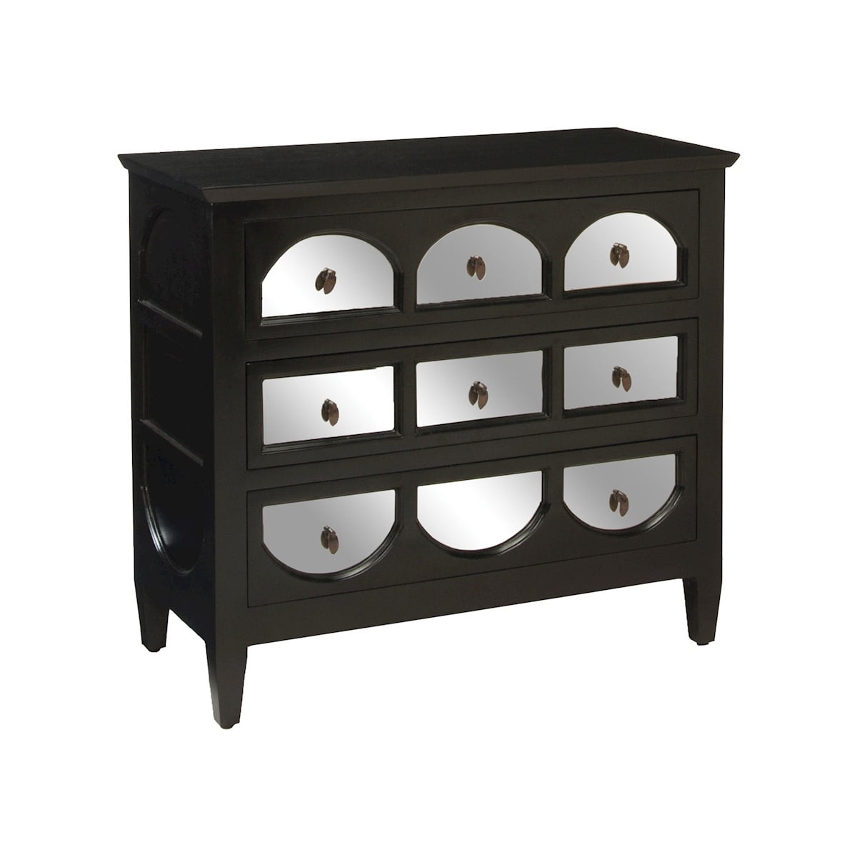 Guildmaster 6416011 Transitional 36" Wide 3 Drawer Mahogany Dresser