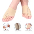 thumbnail image 3 of Corrector de dedo en valgo sin pinzamiento, hallux valgus, articulación del dedo gordo del pie, martillo, separador de dedos, espaciador, enderezador, férula, tratamiento quirúrgico auxiliar Vhermosa 2035739-2, 3 of 8