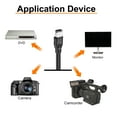 thumbnail image 5 of 1.8M IEEE 1394 Cable, 6 Pin Male to 6  Pin Male 800Mbps Adapter Cable Data Converter for DV, Digital Camera, Black, 5 of 5