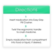 Equate Easy Grip Pill Crusher, Colors May Vary