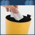 thumbnail image 5 of Unique Bargains Car Trash Can Hanging Front Rear Seats Faux Leather Trash Bin Yellow 1 Pcs, 5 of 6