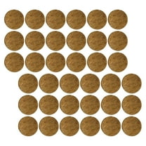 Soimiss Coconuts Shell Disc Models Aquarium Decor Coconut Light Brown 1 Set