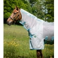 thumbnail image 1 of Amigo AmECO Bug Buster Fly Sheet (No Fill, Hood), Silver (Sky Blue Trim), Size: 87, 1 of 5