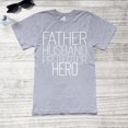 thumbnail image 2 of NanyCrafts' Father Husband Protector HERO Adult Fine Jersey Tee, 2 of 2