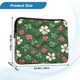 thumbnail image 3 of Wobogo Colorful Clovers Laptop Sleeve 13.4 inch Lightweight Zipper Design Soft Padded Protection Against Scratches and Impacts, 3 of 8