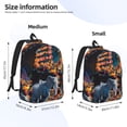 thumbnail image 2 of Salouo Whimsical Animal Spiral for Travel Backpack for Men Women,Casual Laptop Backpack Daypack Business Work Bag for Travel、Hiking、Weekend -Small, 2 of 5